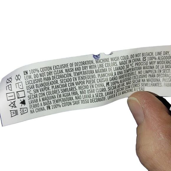 Forever 21 Blue Knitted Long Sleeve Crop Top With Butterflies Patch Size L - Picture 6 of 9